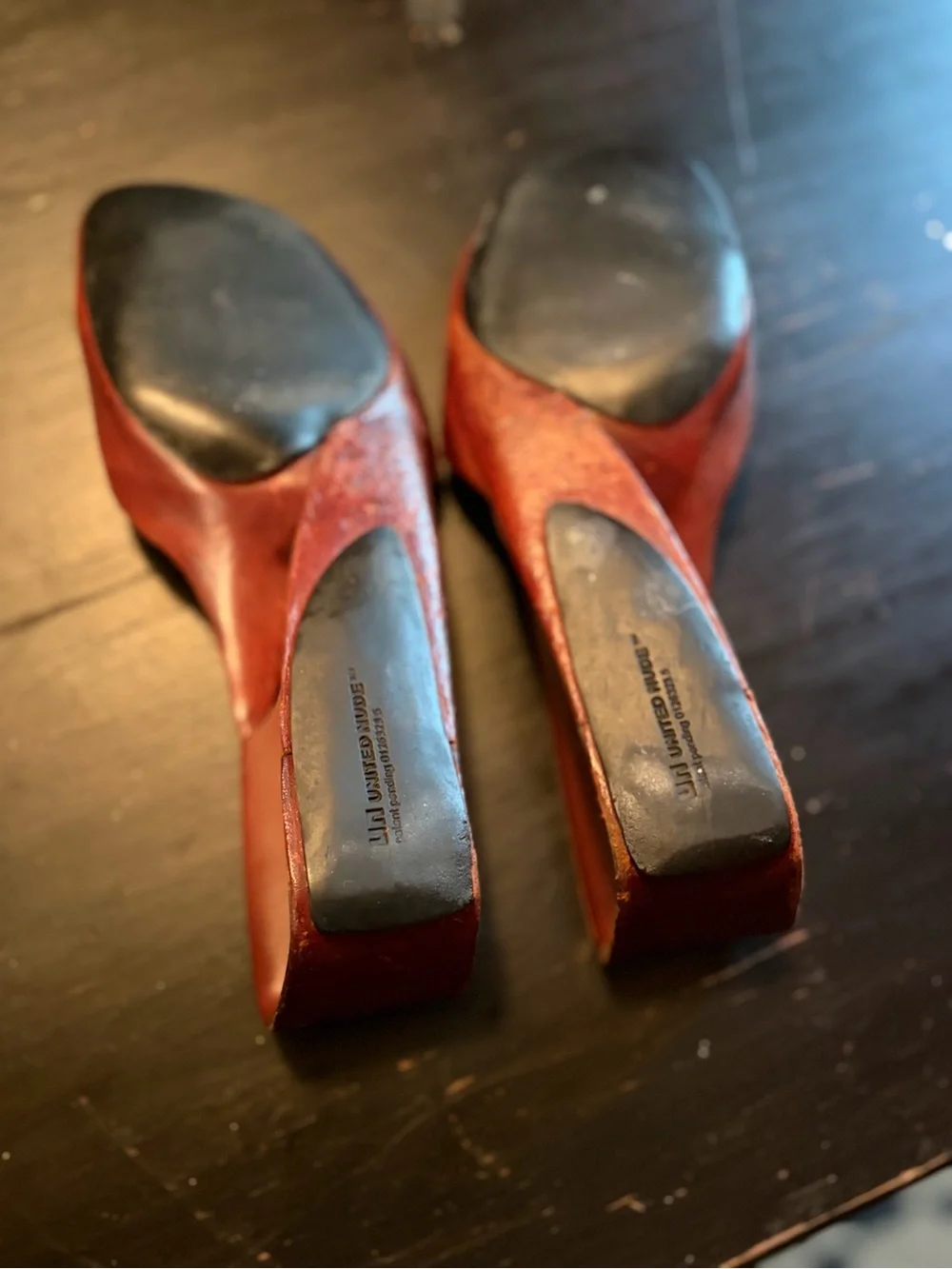 RARE! United Nude Mobius Mid Toe Cap Leather 8 - Picture 7 of 8